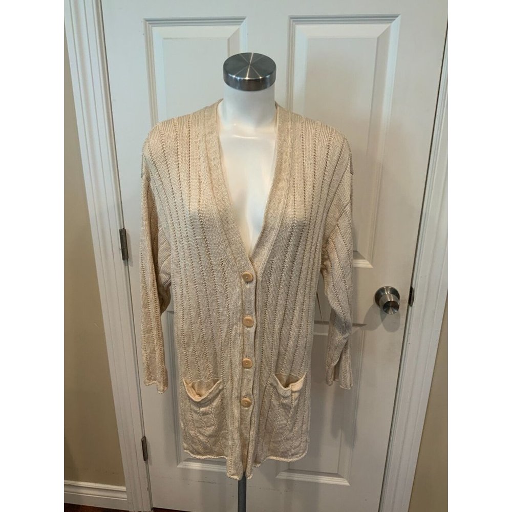 Escada Cream Knit Cardigan